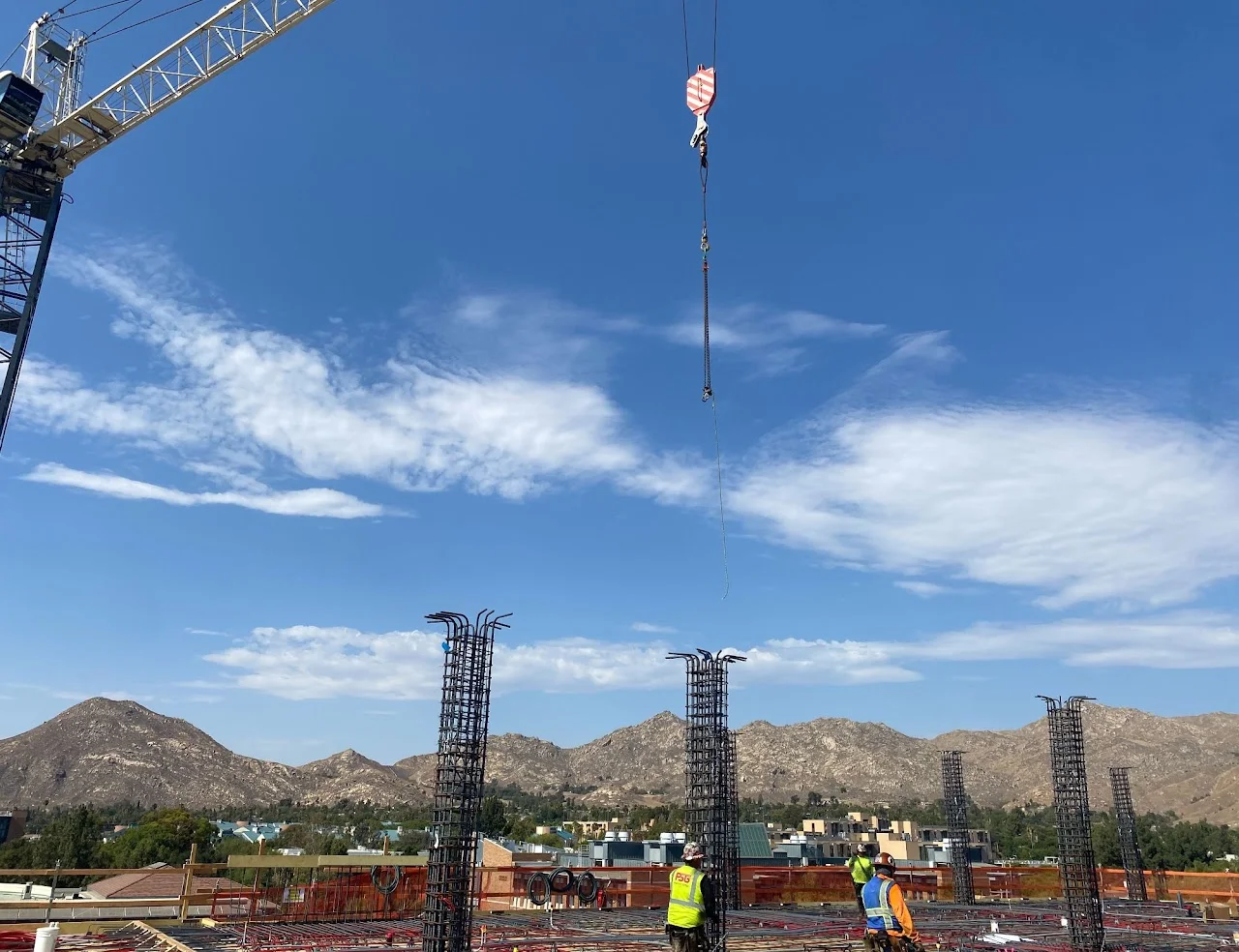 Reinforcing steel installation